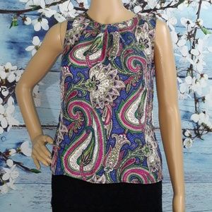 Talbots  No Sleeve Blouse  |  Size  2P